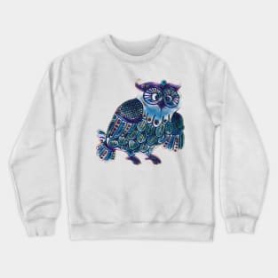 Blue owl Crewneck Sweatshirt